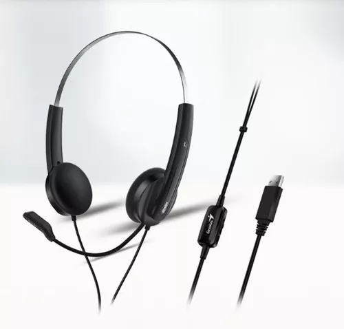 Auricular Genius con micrófono para PC HS200C – UPDATE.TECNO