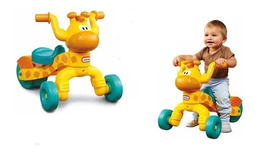 Imagen 2 de 3 de Triciclo Jirafa Para Montar De Little Tikes