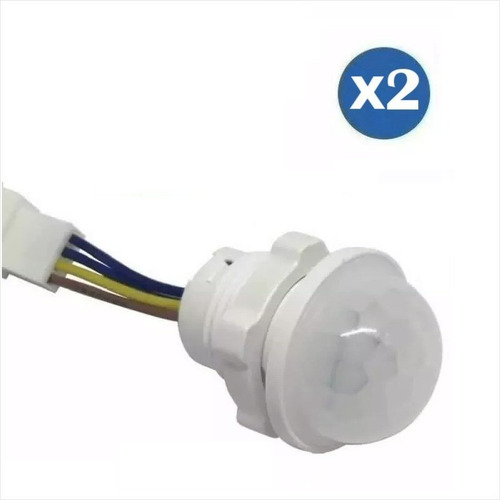 Pack De 2 Sensores De Movimiento Infrarrojo Pir 220vac Pack De 2 Sensores De Movimiento Infrarrojo Pir 220vac