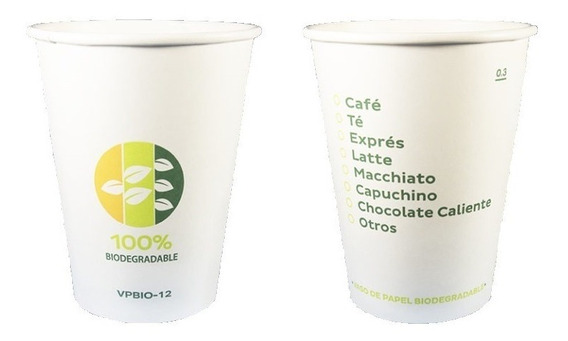 Cieffe 1000 vasos de café de papel de 160 ml biodegradables Vasos ecológicos ecológicos ecológicos desechables 