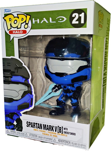 Funko Pop Spartan Mark V Espada De Energia #21 Halo Infinite