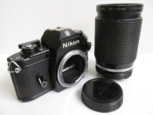 Cámara Fotográfica Nikon Em Análoga Réflex + Nikkor 35-135mm