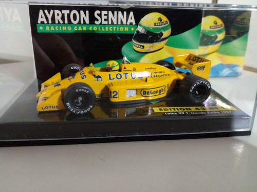 Lang F1 Escala 1:43 Lotus 99 T Honda Turbo 1987 De A Senna