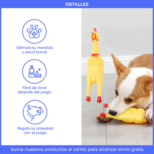 Gallina Chillona Pollo Juguete Shrilling 30cm Premium