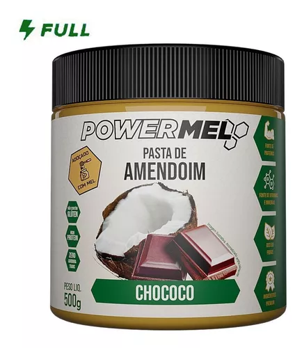 Pasta De Amendoim Chocolate E Coco 500g - Powermel