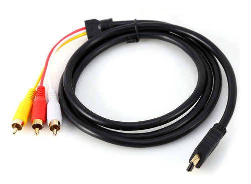 Z 1.5 M 5 Pies Hd 1080p Hdmi Macho A 3 Rca Av Audio Vídeo