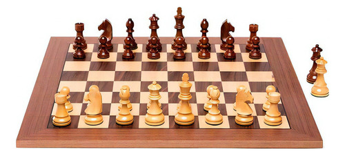 Set De Tablero Ajedrez De Madera Dgt