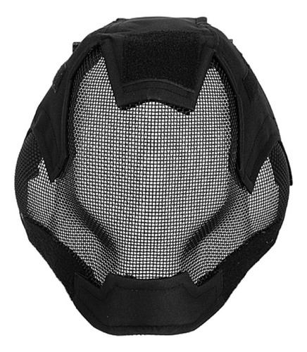 Malla Airsoft Mascara Careta Negra Protección Total Xtreme C Color Negro