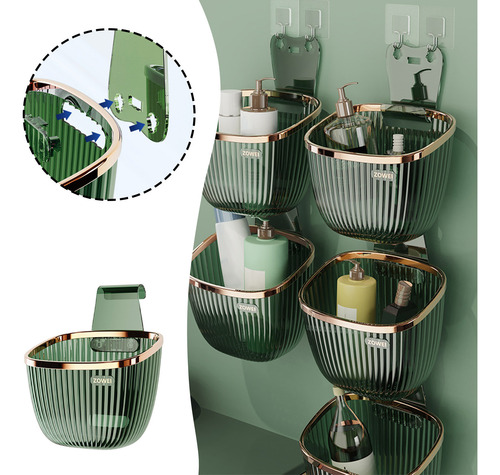 S Con Ganchos Para Artículos De Baño, Cosméticos, Verduras,