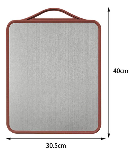 Tabla De Cortar De Doble Cara, Utensilio De Cocina Rojo