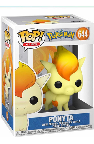 Funko Pop ! Games-pokémon Ponyta #644 Fig.original