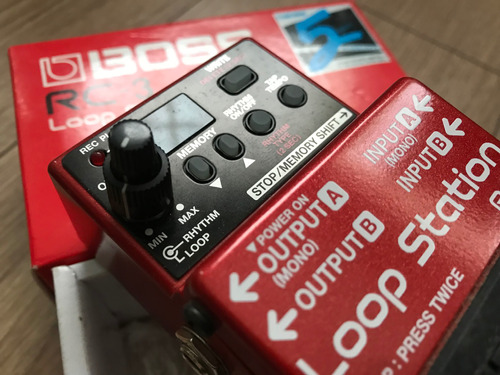 Pedal De Efecto Boss Loop Station Rc-3   Como Nuevo 