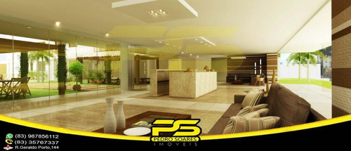 Oportunidade, Apartamento, 02 Quartos, Suíte, Piscina, 02 Vagas, 67,53m², Por Apenas R$ 490.000,00, Em Bessa, João Pessoa - Paraíba. - Ap2861