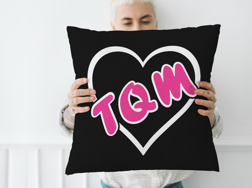 Cojin De Regalo Sorprendeme - Colección Pride Tqm Negro Liso
