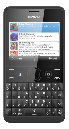 Nokia Asha 210 Dual SIM 64 MB  negro 32 MB RAM