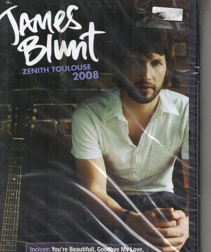 Dvd James Blunt  Zenith Toulouse 2008 