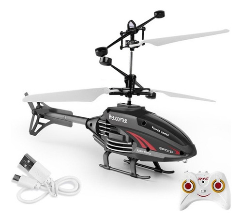 Helicóptero Volador De Control Remoto Juguete Usb Recar