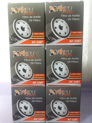 Imagen 2 de 6 de Filtro Aceite Aksu Af-3387