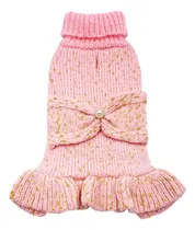 Comprar Vestido De Suéter De Perros Kyeese Con Hilo Dorado Tortuga
