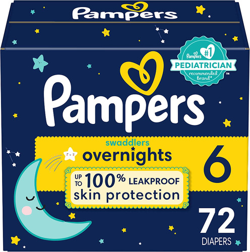 Pañales Tamaño 6, 72 Conde - Pampers Swaddlers