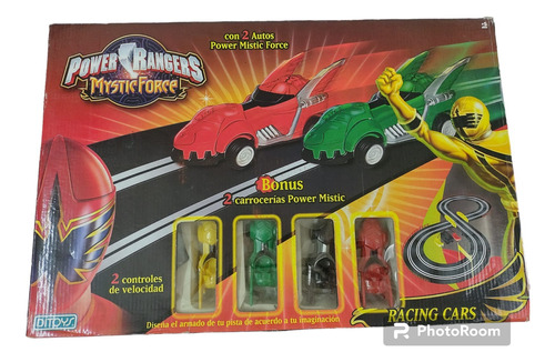 Power Ranger Pista De Autos Tipo Scalextric Vintage