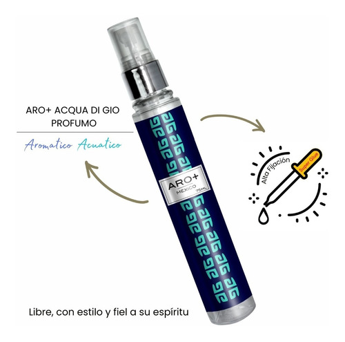 Perfume Caballero 75ml Aro+ Aqua Digio Profumo Alta Fijación