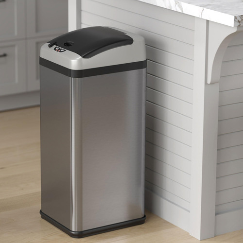 Basurero De Cocina Con Sensor Automático 49 Litros Filtro Ol