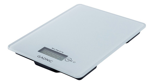 Báscula Digital De Cocina 1gr A 5kg Gadnic Bascula Gramera Capacidad máxima 5000 g Color Blanco