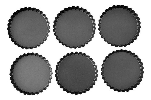 Molde Wilton Moldes Para Hornear 2105-6817 Fabricado En Metal Color Gris - Pack De 6