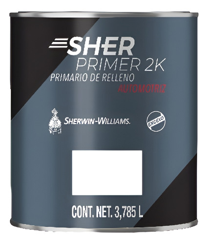 Sher Primer 2k Kit 4.731l Negro