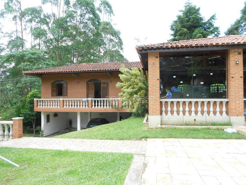 Chácara Com 10 Mil M², Casa De Caseiro, Salão De Festas, Piscina, 7 Dorms Sendo 3 Suítes À Venda, 10000 M² Por R$ 2.000.000 - Das Brotas - Cotia/sp - Ch0245