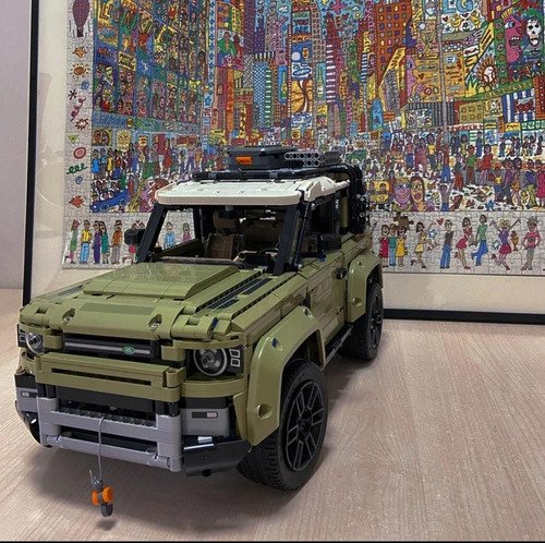 Bloco De Montar Land Rover Defender Technic - 2573pçs