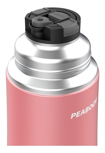 Imagen 10 de 10 de Termo Electrico Peabody E-termo 1lts Mate Rosa Metalico Pc