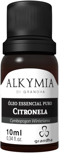 Óleo P/ Cabelo Grandha Óleo Essencial Puro Citronela 10 Ml