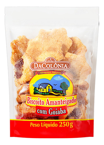 Biscoito Amanteigado Goiaba DaColônia Sachê 250g