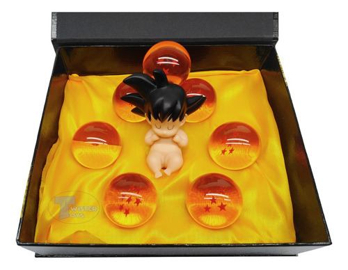 Esferas Del Dragon Ball Caja X7 Bandai + Figura Goku Bebe