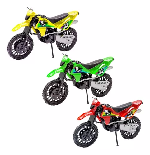 Moto De Brinquedo Motocross 28Cm Moto De Trilha Infantil