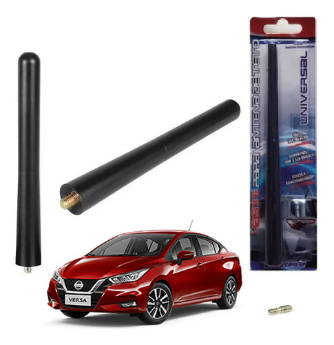 Haste Antena Teto Borracha 20cm Nissan Versa  11 12 13 14 15