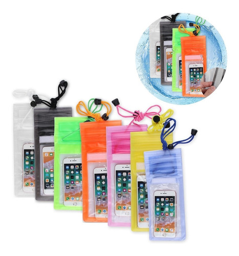 X1 Funda Protector De Celular Impermeable Anti Agua Piscina