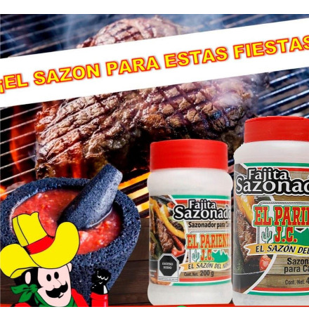 Sazonador El Pariente J.c. Para Carnes Fajita 200 Gr