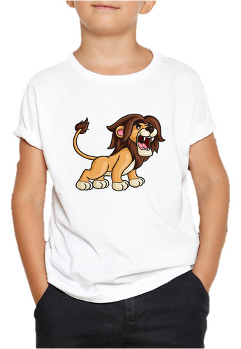 Remera Nene Niño Cumpleaños Regalo Infantil León Gatito #05