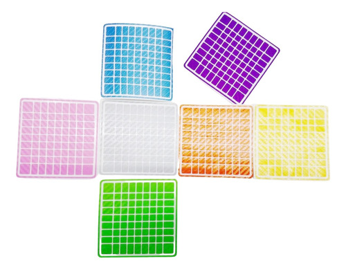 Cubo Rubik Stickers 9x9 Clasicos Fibra De Carbono O Moyu