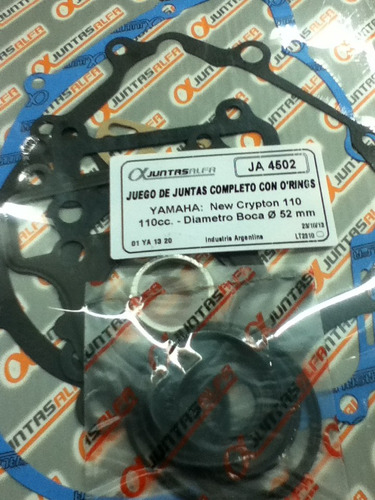 Juego De Juntas Completo Con Oring Yamaha New Crypton 110