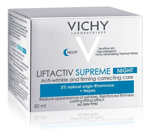 Vichy Liftactiv Tratamiento Antiarrugas Firmeza Noche X 50ml