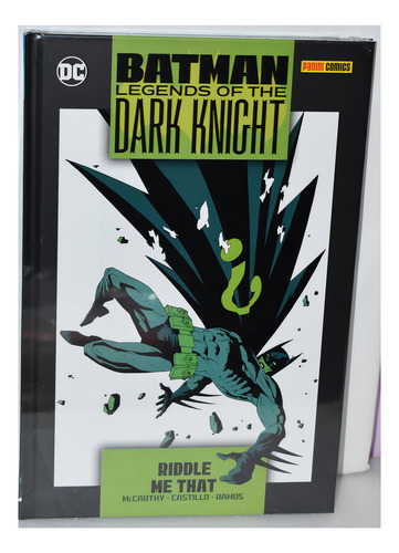 Batman Legends Of The Dark Knight: Enigmista: Batman Legends Of The Dark Knight: Riddle Me That, De Mccarthy; Castillo; Ramos., Vol. Único. Editorial Panini, Tapa Dura En Inglés, 2025