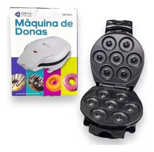 Maquina Mini Donas Eléctrica Cocina Teflón Antiadherente