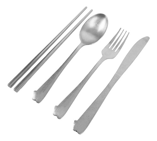 Juego De Cubiertos De Acero Inoxidable, Vajilla, Cuchara Pla