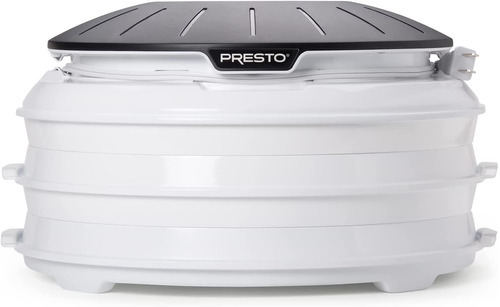 Presto 06300 Deshidratador Eléctrico De Alimentos, Color Bla Color Blanco