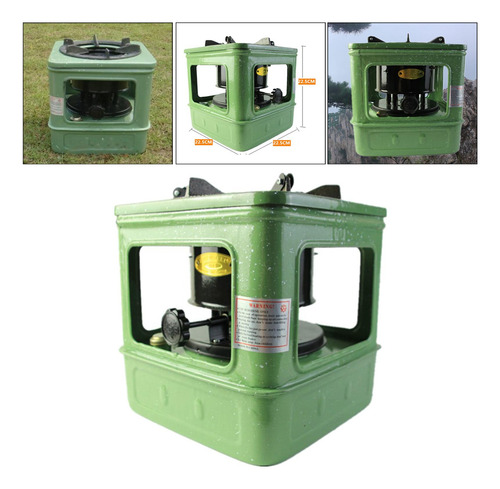 Portátil Práctico 10 Mechas Keroseno Estufa Camping