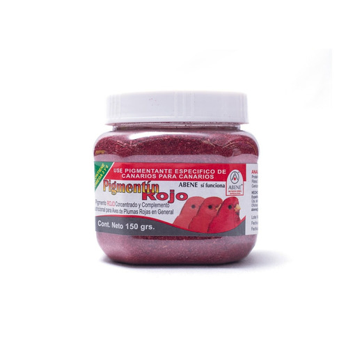 Alimento Para Aves Pigmentin Rojo Canarios Abene 150 G 